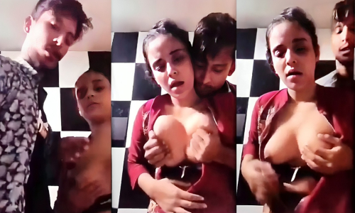Tiktok Influencer Squeezes His Gfs Juicy Boobs On Camera
