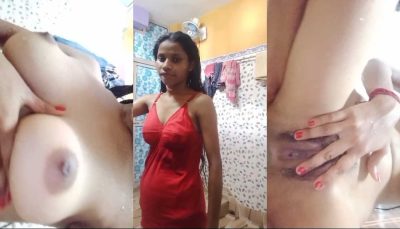 Taking shower and fingering