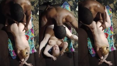 BBC guy fucking a Mature MILF and recording Video