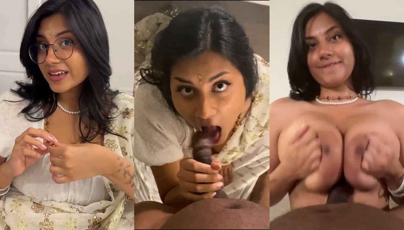 Desi Girlfriends Secret Desire Blowjob and Titfuck
